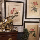 3-pc Beautiful Vintage Framed florals